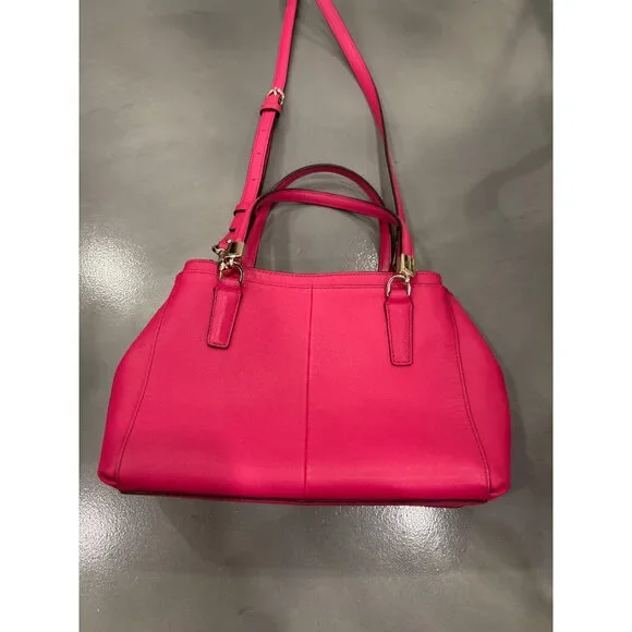 Coach Madison mini Christie carryall Handbag, Pink, One Size, Used - Good